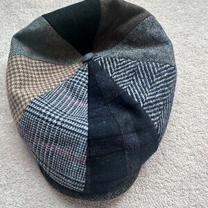 Men's Patchwork Newsboy Cap